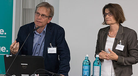 Markus Niederhäuser und Prof. Dr. Nicole Rosenberger (Foto: Tim Stender)